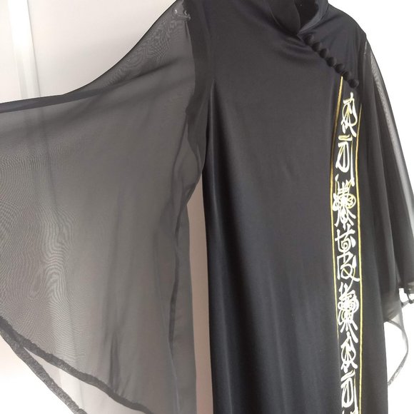 Vintage 80s Asian Alfred Shaheen  evening dress  NWOT 🎈HOST PICK x2🎈 - Picture 3 of 14